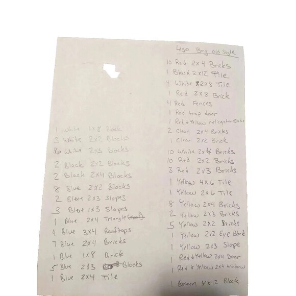 Lot Of 120 Vintage LEGOS BLOCKS  Including Vehicle Roof Hinge, etc - Picture 3 of 7